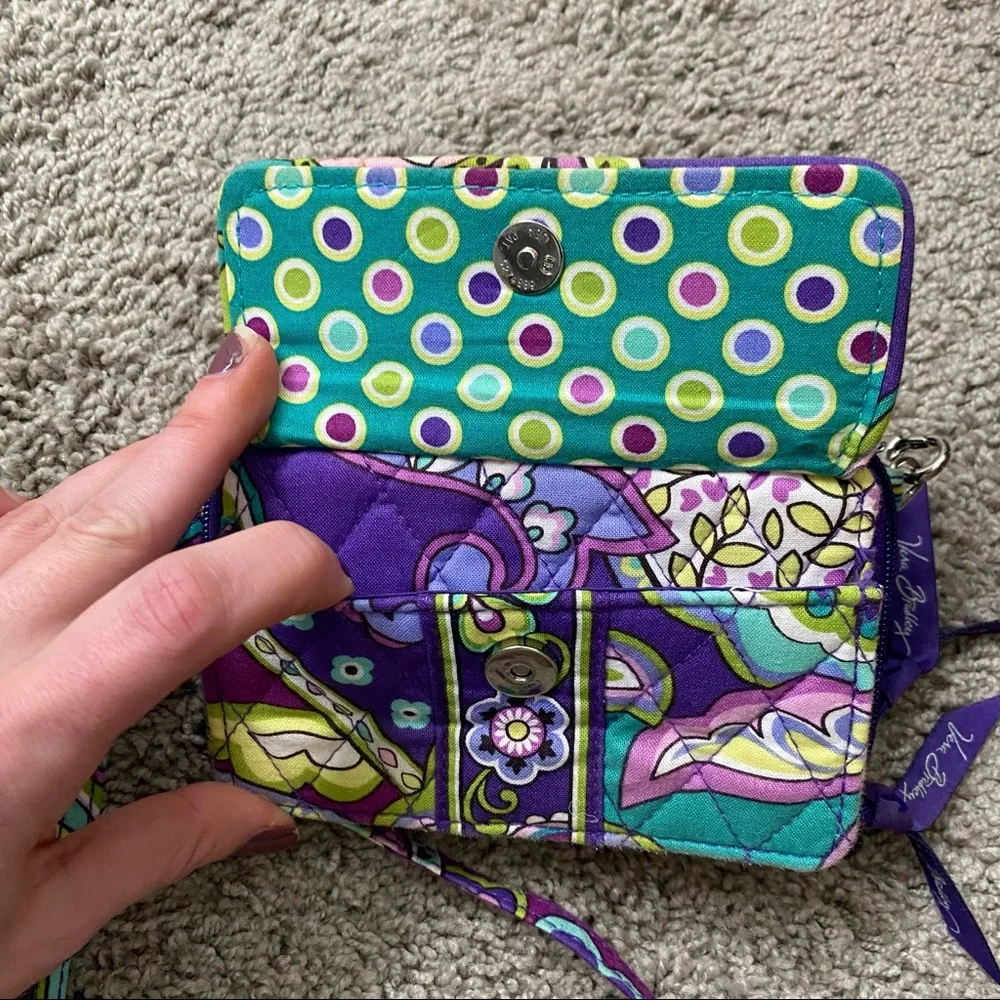 Vera Bradley Small Purse Removable Strap Wallet - Picture 5 of 12